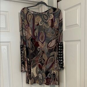 Ariella Multicolor Paisley Dress